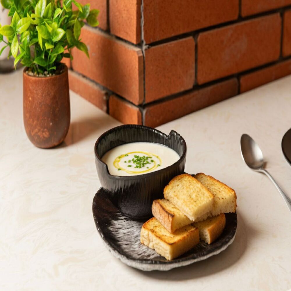 شوربة كريمة بالدجاج